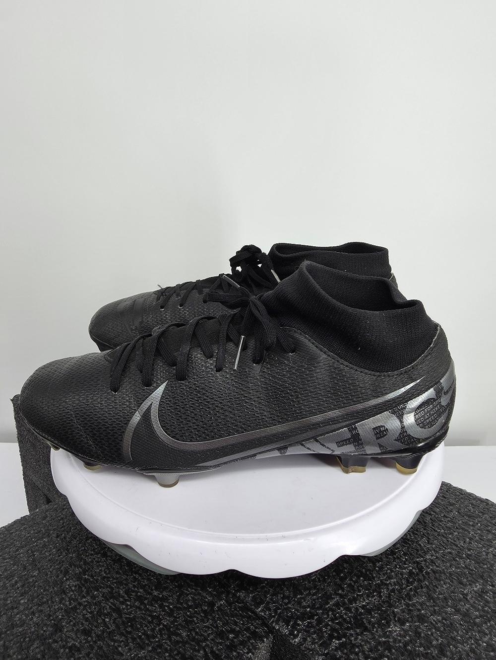 Nike Mercurial Superfly 7 Academy MG Soccer Cleats Size 9.5 Shoes Black
